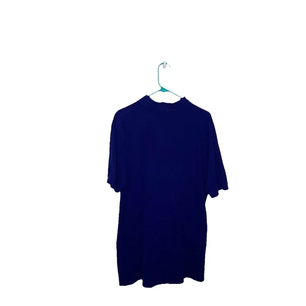 Polo by Ralph Lauren Golf Shirt  Cotton Royal Blue Neon Green Logo Size XL Mens